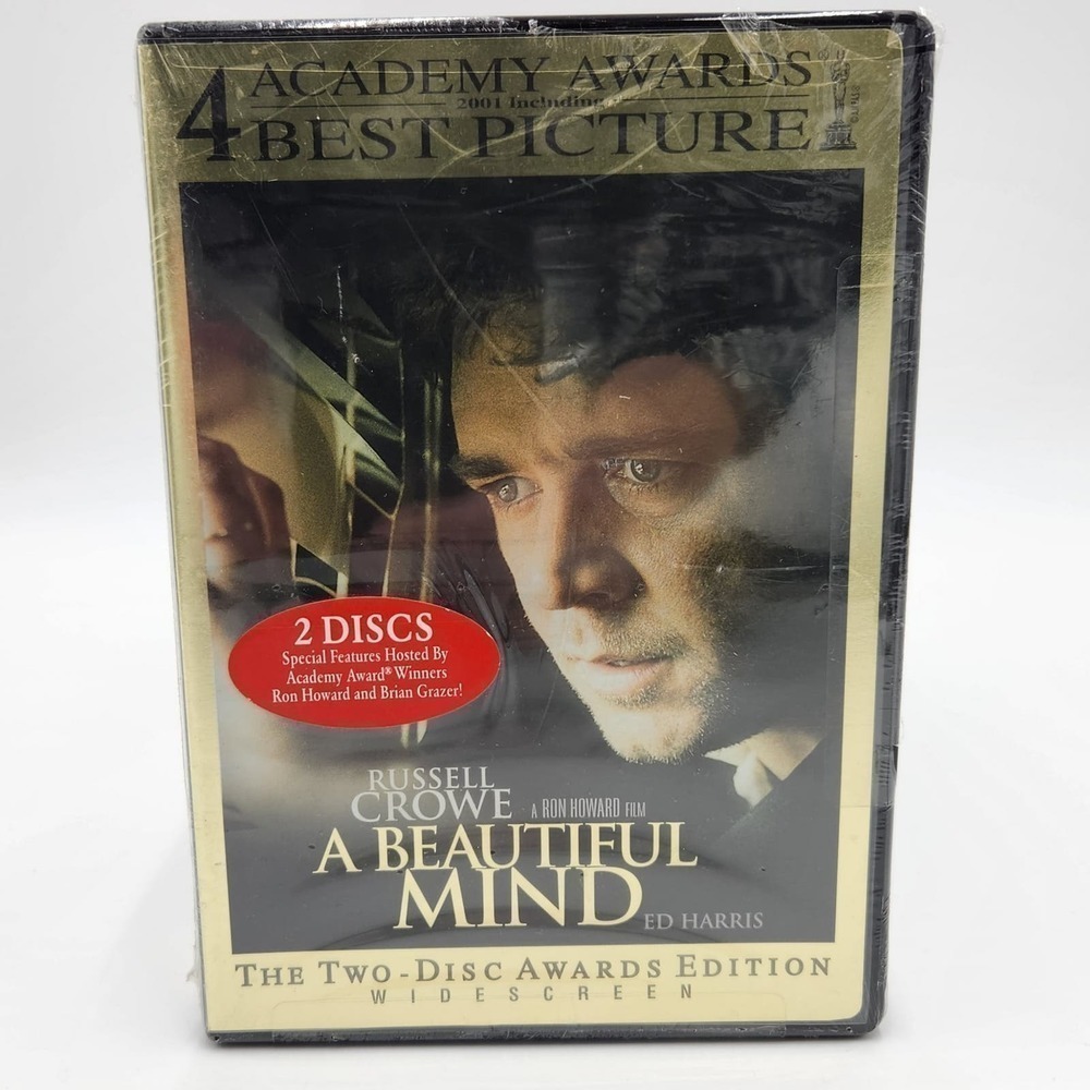 A Beautiful Mind DVD 2002 2-Disc Set Limited‎ Edition Packaging Widescreen...